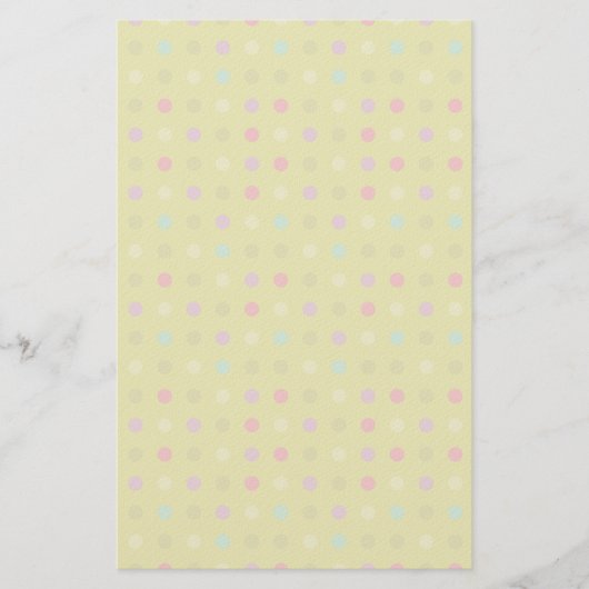 Achtergrondpatroon poka-dot briefpapier (Voorkant)