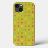 Achtergrondpatroon poka-dot Case-Mate iPhone case (Achterkant)