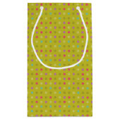 Achtergrondpatroon poka-dot klein cadeauzakje (Achterkant)