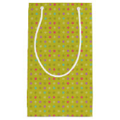 Achtergrondpatroon poka-dot klein cadeauzakje (Voorkant)