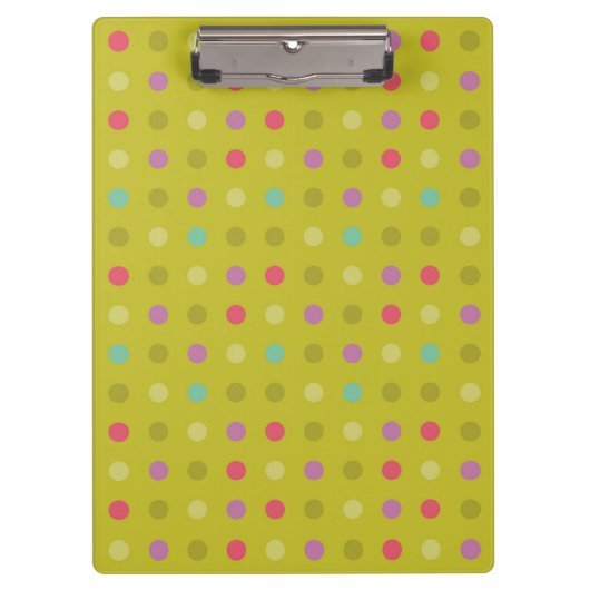 Achtergrondpatroon poka-dot klembord (Voorkant)