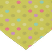 Achtergrondpatroon poka-dot tafelkleed (Gekanteld)