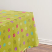 Achtergrondpatroon poka-dot tafelkleed (Voorbeeld)