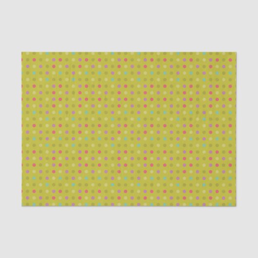 Achtergrondpatroon poka-dot tissuepapier (Voorkant)