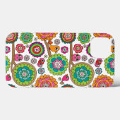 achtergrondpatroon van doodbloemen Case-Mate iPhone case (Achterkant (horizontaal))