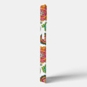 achtergrondpatroon van doodbloemen Case-Mate iPhone case (Achterkant / Rechts)