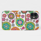 achtergrondpatroon van doodbloemen Case-Mate iPhone case (Achterkant (horizontaal))