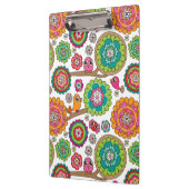 achtergrondpatroon van doodbloemen klembord (Links)