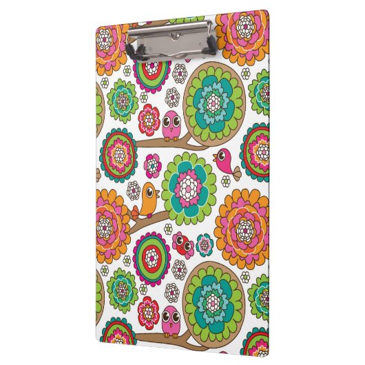 achtergrondpatroon van doodbloemen klembord (Links)