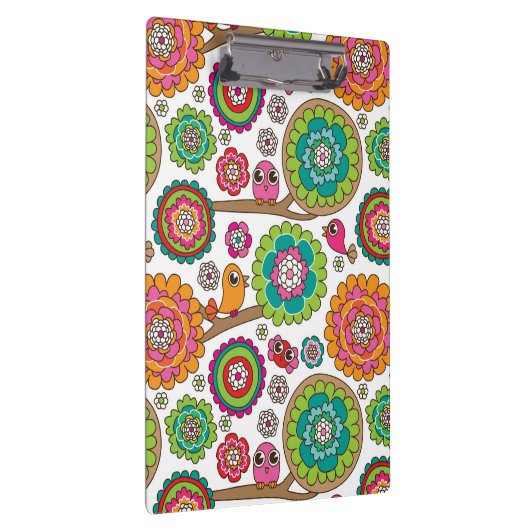 achtergrondpatroon van doodbloemen klembord (Rechts)