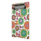 achtergrondpatroon van doodbloemen mini klembord (Angled2)