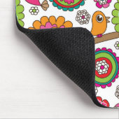 achtergrondpatroon van doodbloemen muismat (Hoek)