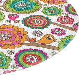 achtergrondpatroon van doodbloemen snijplank (Hoek)