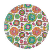 achtergrondpatroon van doodbloemen snijplank (Voorkant)