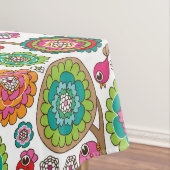 achtergrondpatroon van doodbloemen tafelkleed (Voorbeeld)