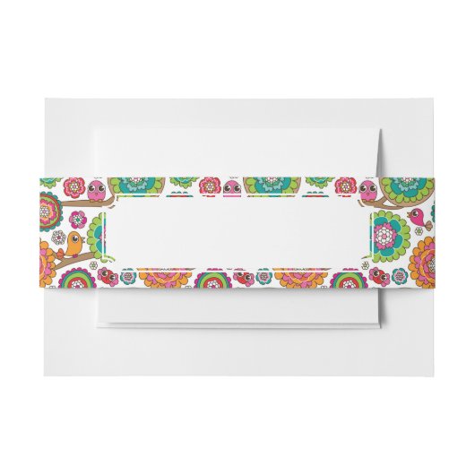 achtergrondpatroon van doodbloemen uitnodigingen wikkel (Voorkant Voorbeeld)