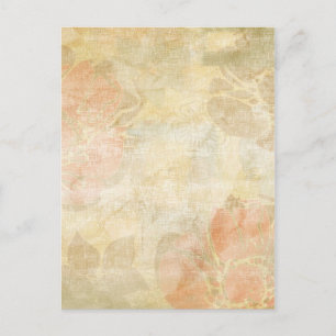 achtergrondpatroon van florale grunge briefkaart