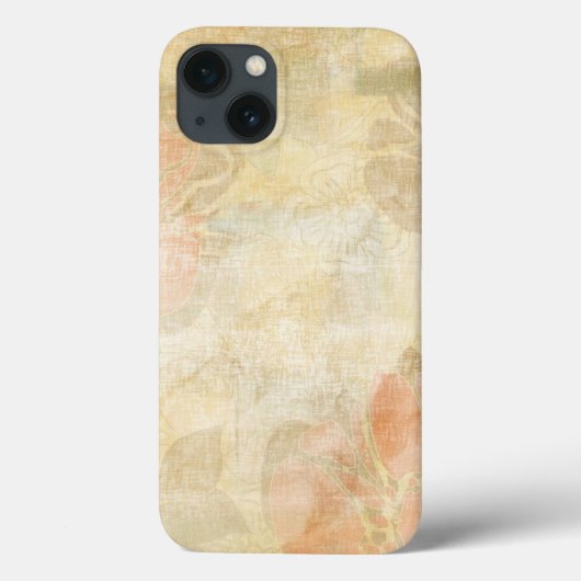 achtergrondpatroon van florale grunge Case-Mate iPhone case (Achterkant)