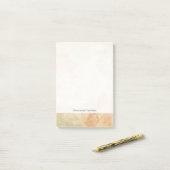 achtergrondpatroon van florale grunge post-it® notes (Op bureau)