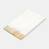 achtergrondpatroon van florale grunge post-it® notes (Schuin)