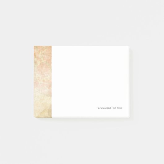 achtergrondpatroon van florale grunge post-it® notes (Voorkant)