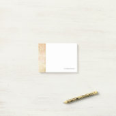 achtergrondpatroon van florale grunge post-it® notes (Op bureau)