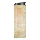 achtergrondpatroon van florale grunge thermosbeker (Gedraaid links)
