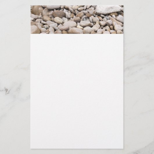 Achtergrondpatroon van Pebble Briefpapier (Voorkant)