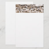 Achtergrondpatroon van Pebble Briefpapier (Voorkant / Achterkant)
