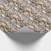 Achtergrondpatroon van Pebble Cadeaupapier (Hoek)