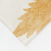 Achtergrondpatroon verlaat textuur fleece deken (Hoek)