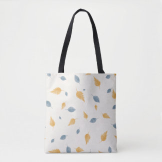 Achtergrondpatroon verlaat textuur tote bag
