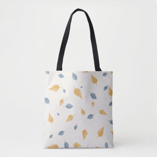 Achtergrondpatroon verlaat textuur tote bag (Voorkant)