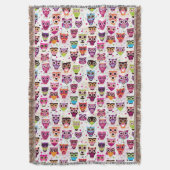 Achtergrondpatroon voor kinderen bevestigen deken (Voorkant Verticaal)