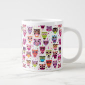 Achtergrondpatroon voor kinderen bevestigen grote koffiekop (Rechts)