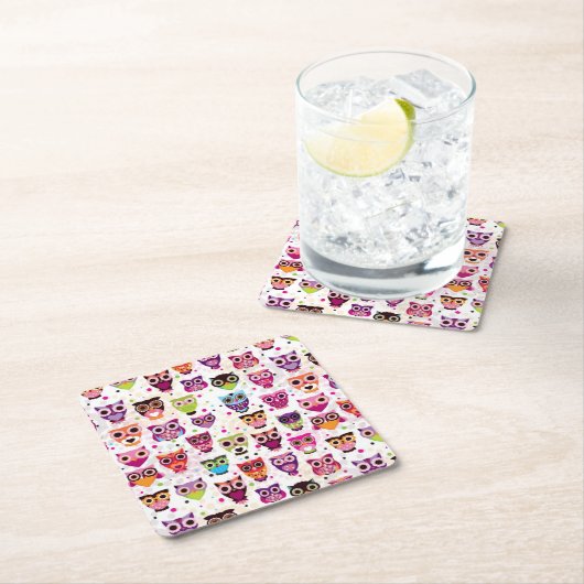 Achtergrondpatroon voor kinderen bevestigen kartonnen onderzetters (Insitu)