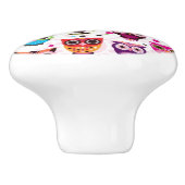 Achtergrondpatroon voor kinderen bevestigen keramische knop (Zijkant)