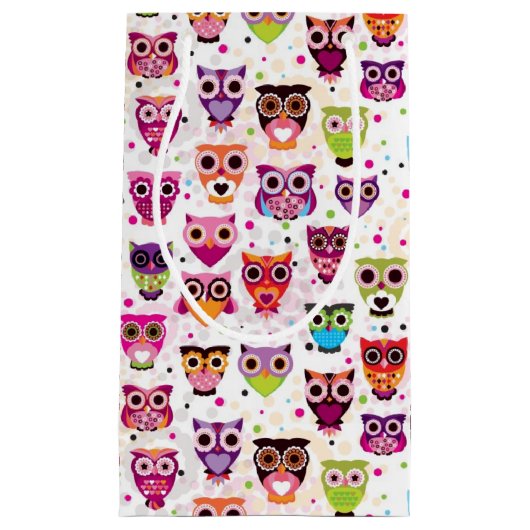 Achtergrondpatroon voor kinderen bevestigen klein cadeauzakje (Voorkant)