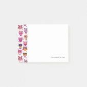 Achtergrondpatroon voor kinderen bevestigen post-it® notes (Voorkant)