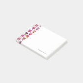 Achtergrondpatroon voor kinderen bevestigen post-it® notes (Schuin)