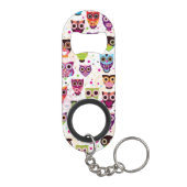 Achtergrondpatroon voor kinderen bevestigen sleutelhanger flessenopener (Achterkant)