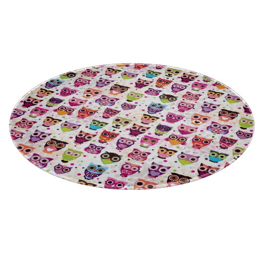 Achtergrondpatroon voor kinderen bevestigen snijplank (Hoek)