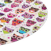 Achtergrondpatroon voor kinderen bevestigen snijplank (Hoek)