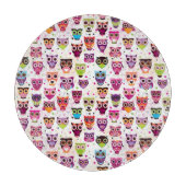 Achtergrondpatroon voor kinderen bevestigen snijplank (Voorkant)