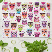 Achtergrondpatroon voor kinderen bevestigen theedoek (Gevouwen)