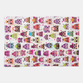 Achtergrondpatroon voor kinderen bevestigen theedoek (Horizontaal)