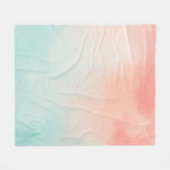 Achtergrondpatroon waterverf fleece deken (Voorkant (Horizontaal))