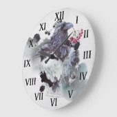 Achtergrondronde van de Abstracte Waterverf van Ra Grote Klok (Hoek)