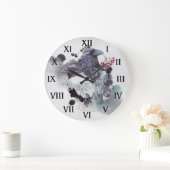 Achtergrondronde van de Abstracte Waterverf van Ra Grote Klok (Huis)