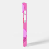 Achtergrondroze Valentijn Case-Mate iPhone Case (Achterkant / Links)